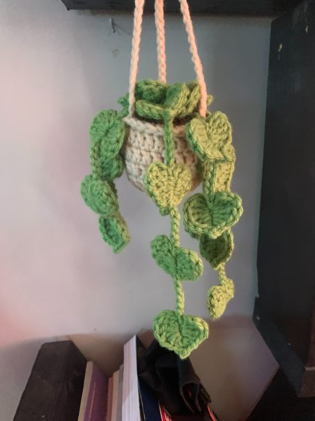 Crocheted Hanging Plant